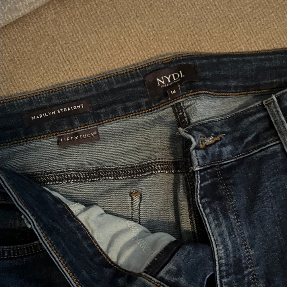 NYDJ Dark Blue Denim Jeans